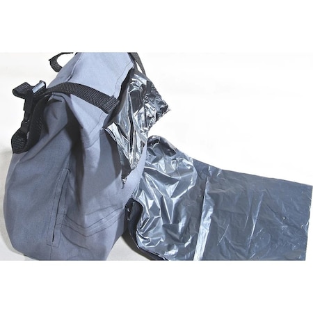 T-Bags 2pocket Grey TrashBag Dispenser, 5PK 1002-5